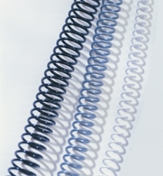 Coilbind Plastik-Spiralbindercken 16 mm fr max. 125 Blatt /, VE 100 Stck, 